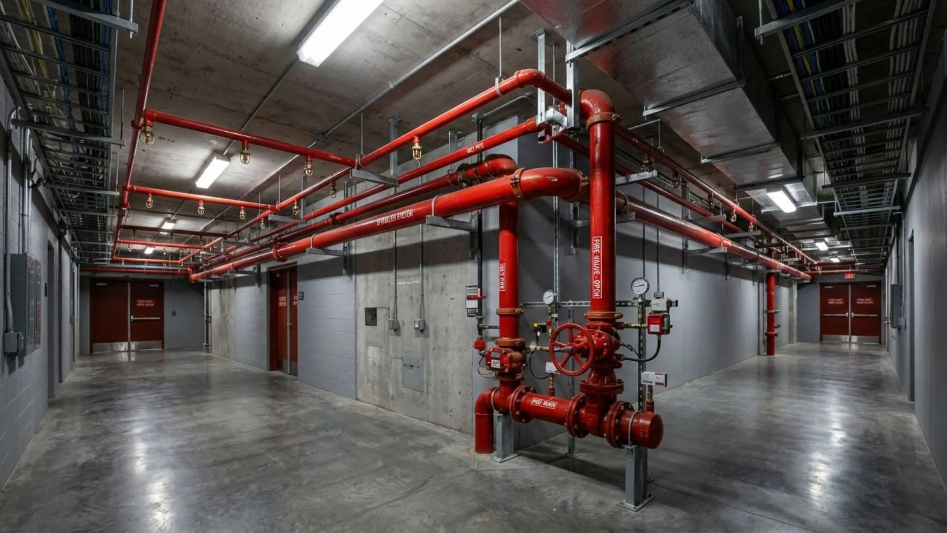 Dubai Civil Defense approval consultants reviewing fire safety compliance for an office fit-out in Dubai
