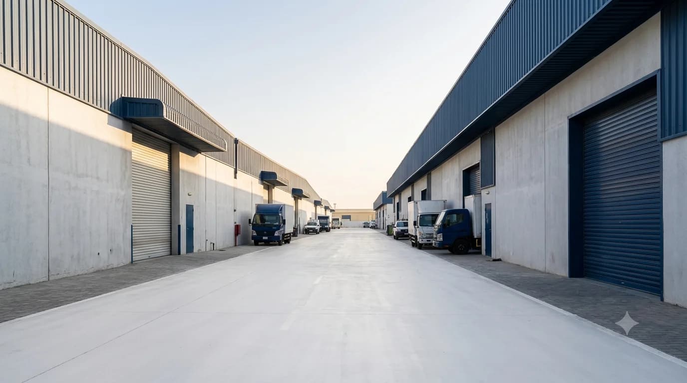 Warehouse industrial approval process with Dubai Municipality